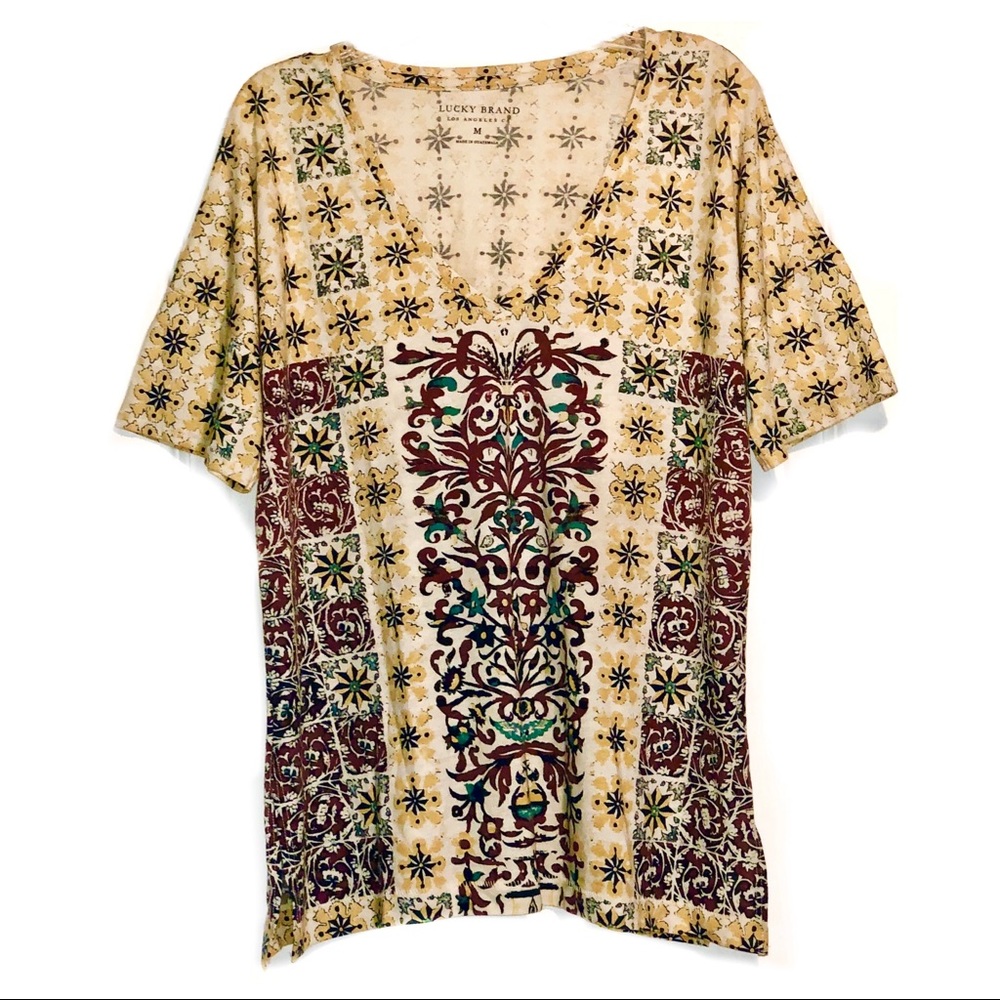 🎉 FINAL DROP! NWOT - Lucky Brand T-Shirt Details, Cotton